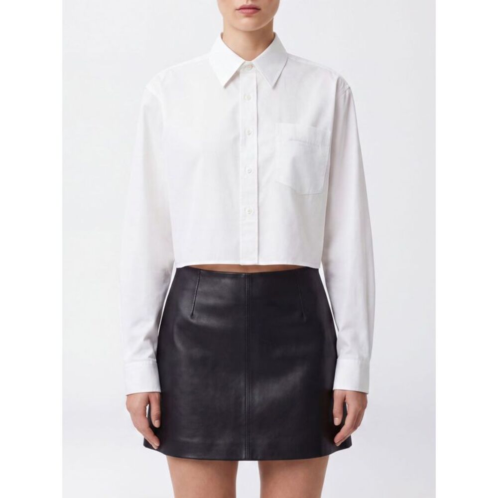 Alexander Wang Long-Sleeved Stretch-Cotton Shirt With Pockets